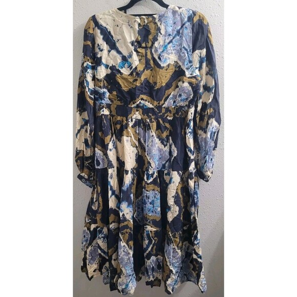 Anthropologie Othilia Arden Tie-Dye Midi Dress Size Small Boho - Picture 10 of 10